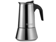 Cafetiera pentru aragaz Ertone MN-461, capacitate 6 cesti, 240 ml, INOX